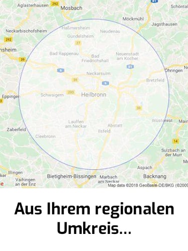 Sichtbar sein im regionalen Umkreis aus  Pohlheim