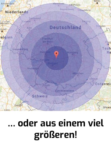 Sichtbarkeit im Netz in Deutschland für  Baden-Württemberg